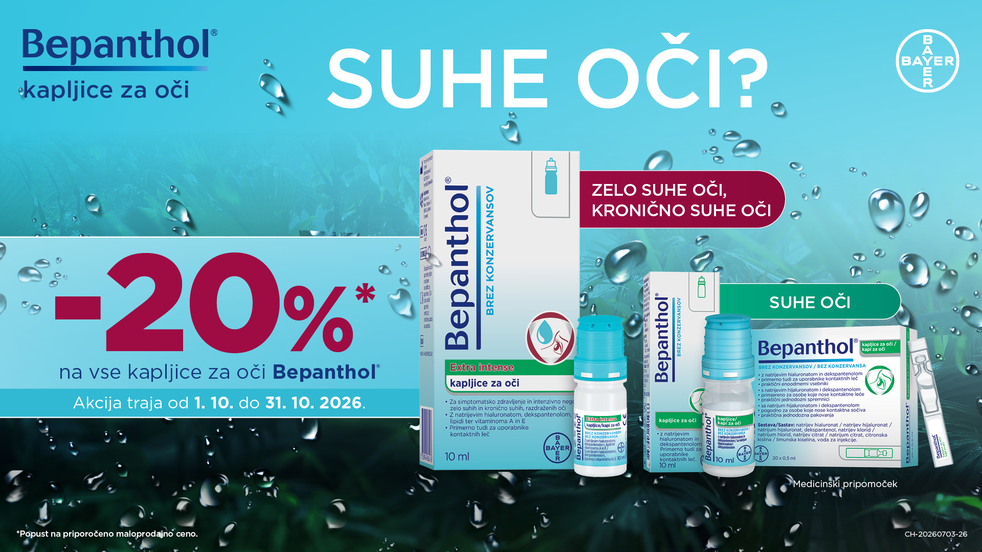 Bepanthol kapljice -20%