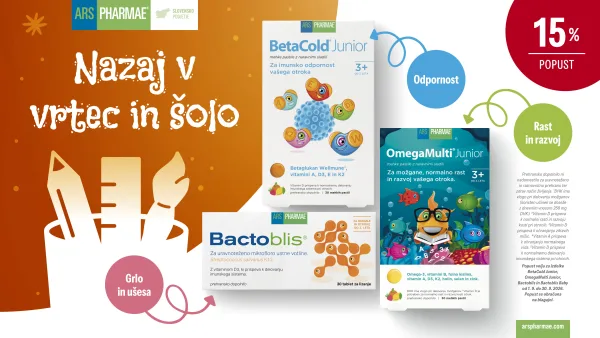 BetaCold, OmegaMulti in Bactoblis za otroke -15%